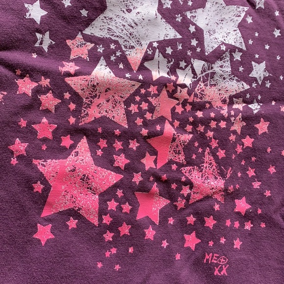 3/$25 NWOT Mexx Long Sleeve Star T-Shirt Size 7-8 - Picture 2 of 4